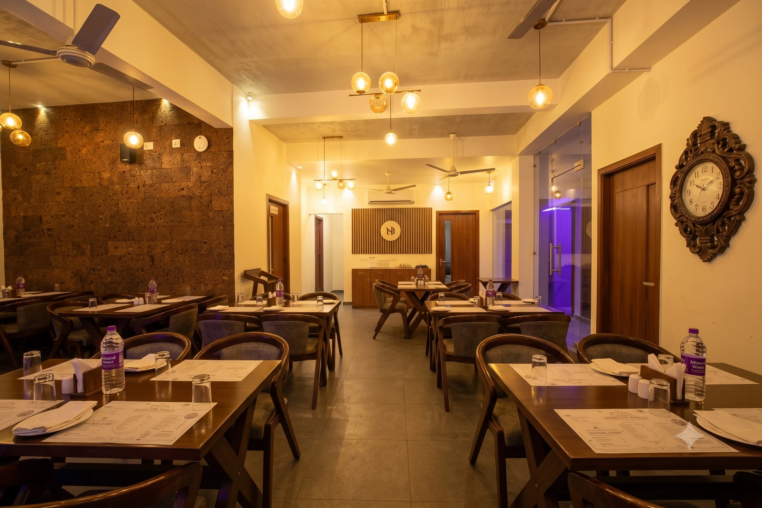 Green Dine Resto dining room