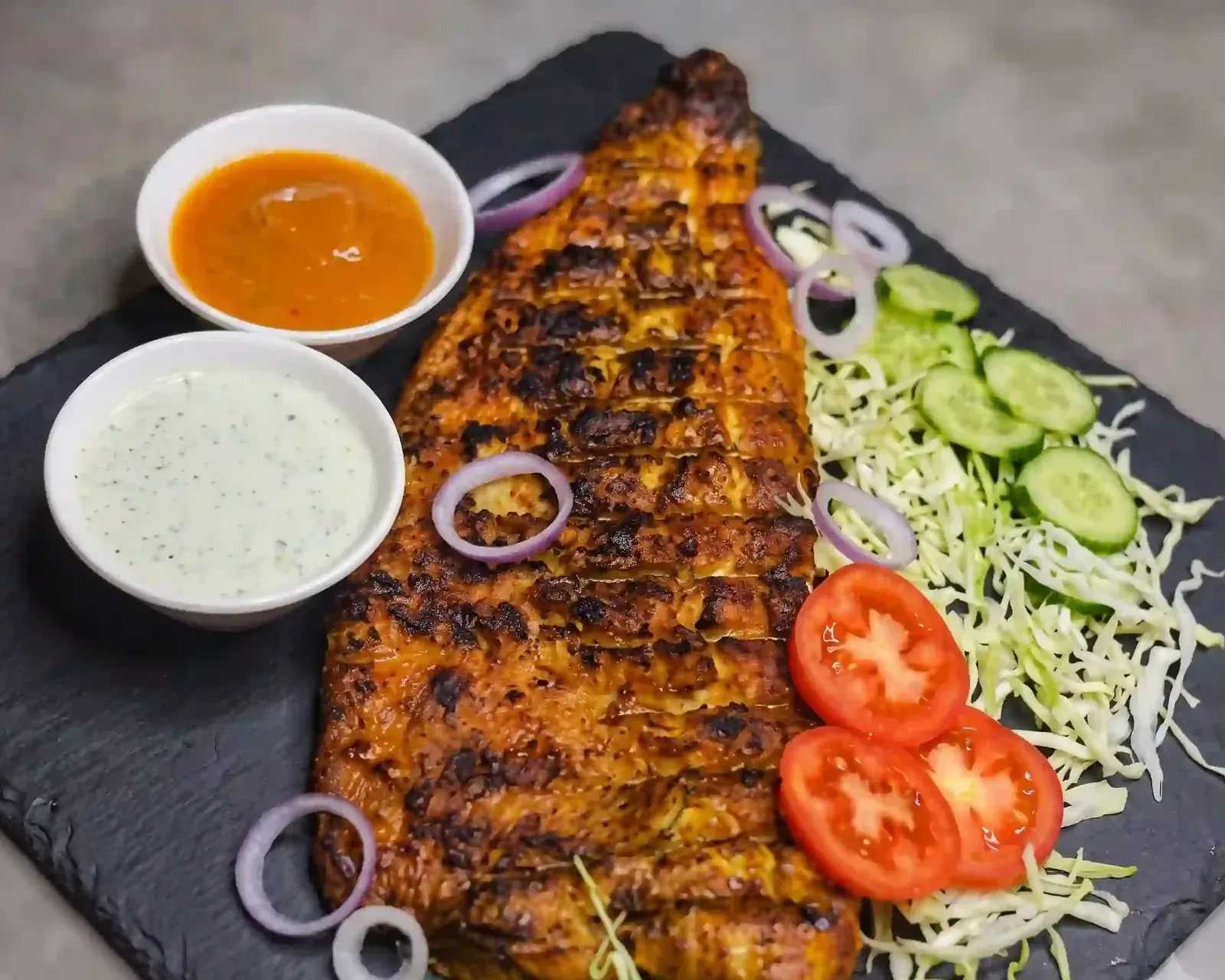 Grilled fish