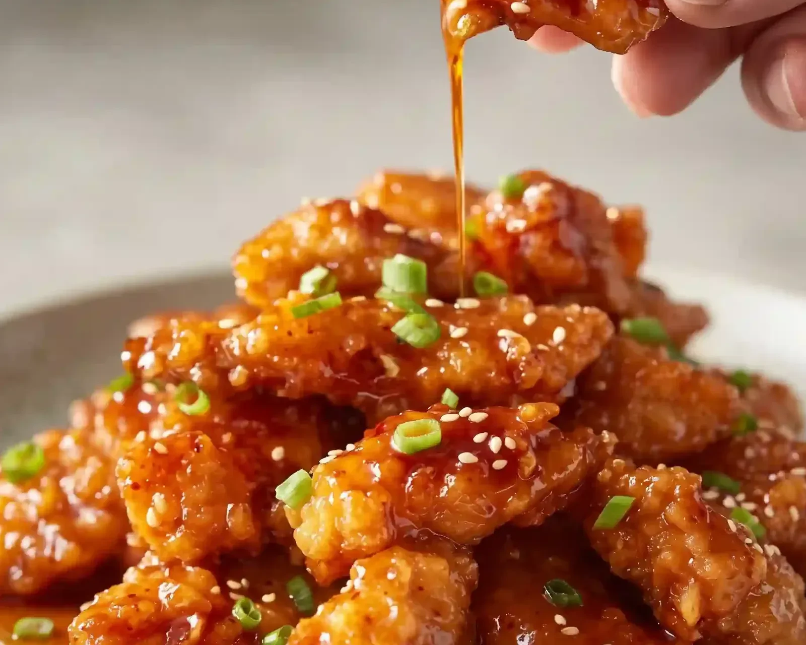 Honey glaze chicken strips