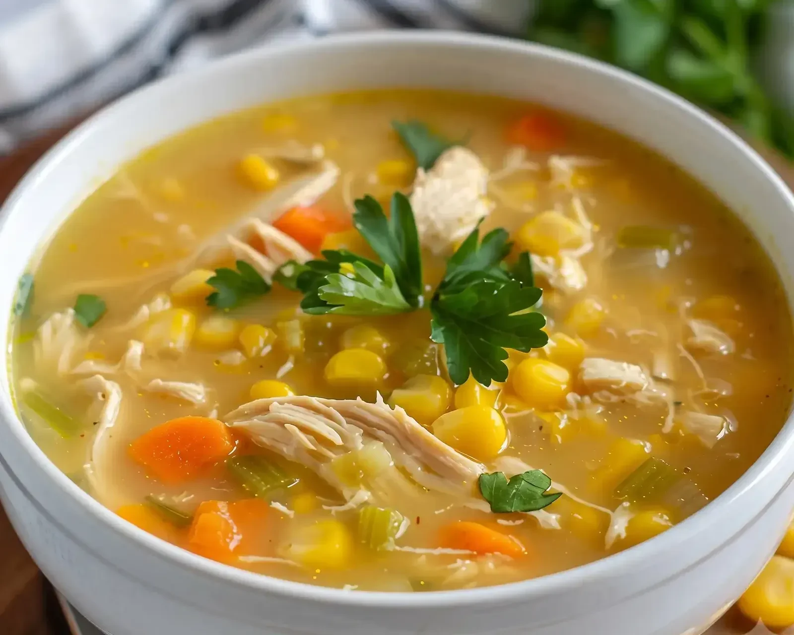 Sweet corn mix / chicken / veg